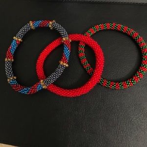 Lily and Laura Beaded Bracelets